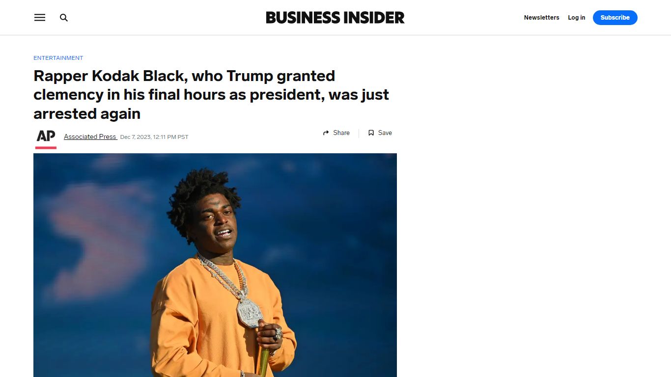 Kodak Black Arrested Again, This Time on Cocaine Charges - Business Insider